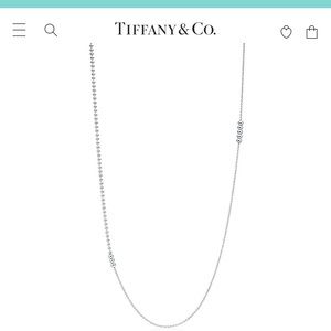 NEW Tiffany mixed bead chain sterling silver